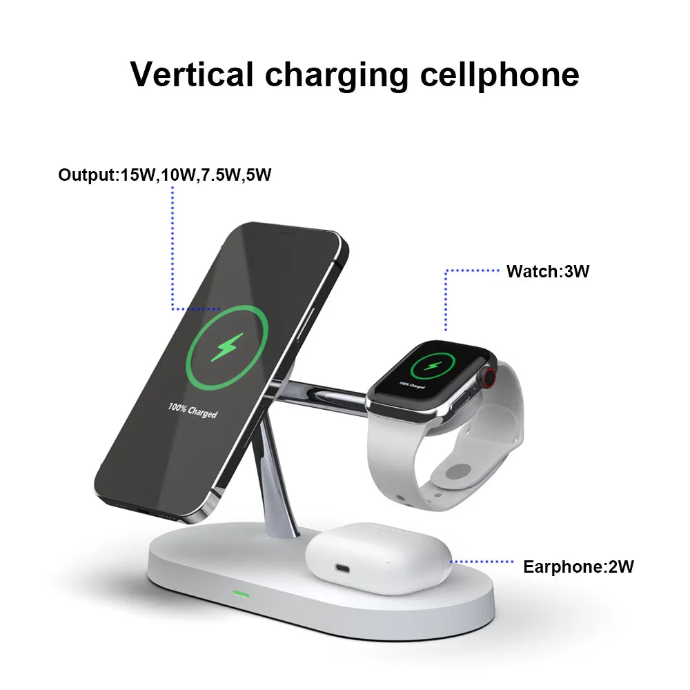 🔋 Charge Like Royalty — The Ultimate 3-in-1 Wireless Charger for Apple Lovers! 👑⚡