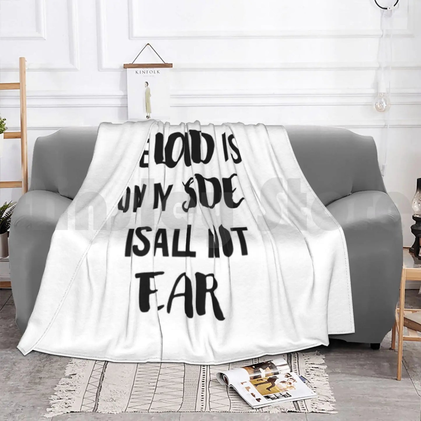 Thou Shall Not Fear Blanket – Inspirational Bible Verse & God’s Love in Every Thread ✝️💖