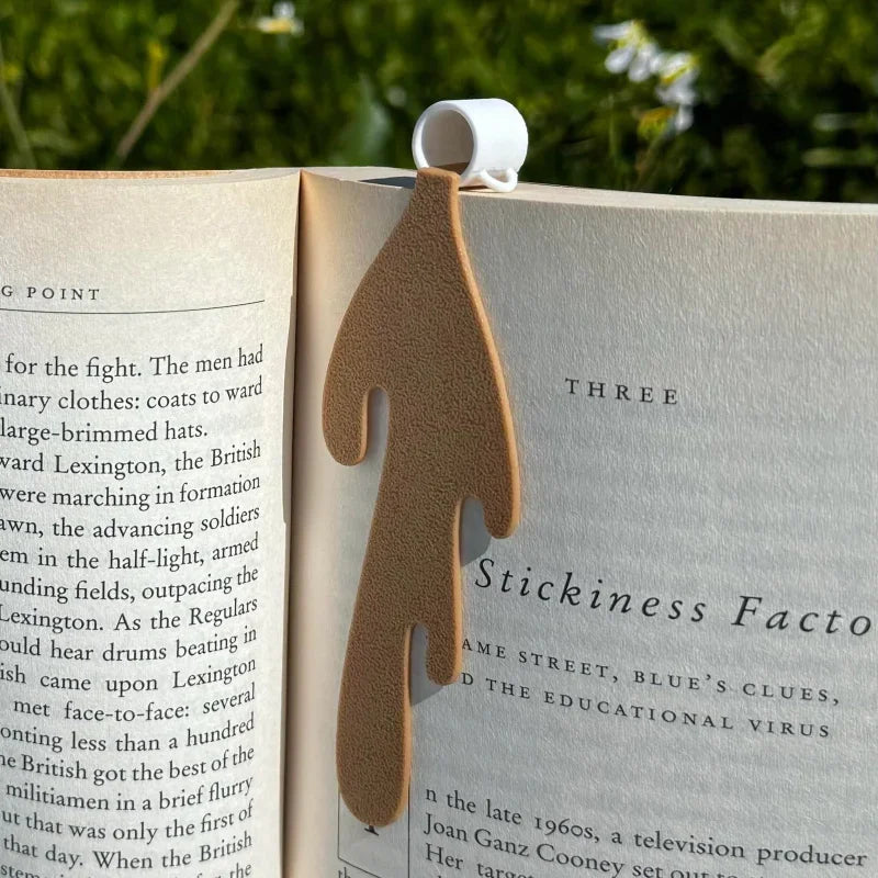 ☕ Oops! Spilled Coffee? Nope – It’s Your Bookmark!