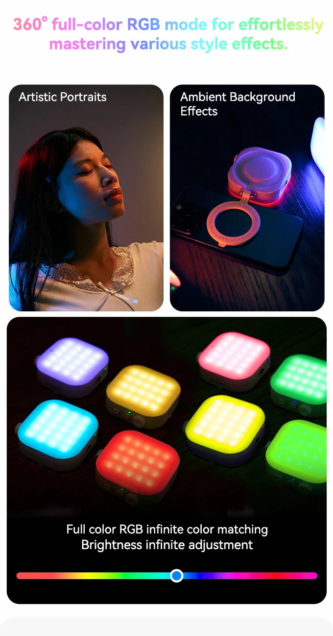 🔥 "Glow Up Anywhere!" — TELESIN Magnetic Selfie Light with 60 LEDs for iPhone, iPad, Laptop & More!