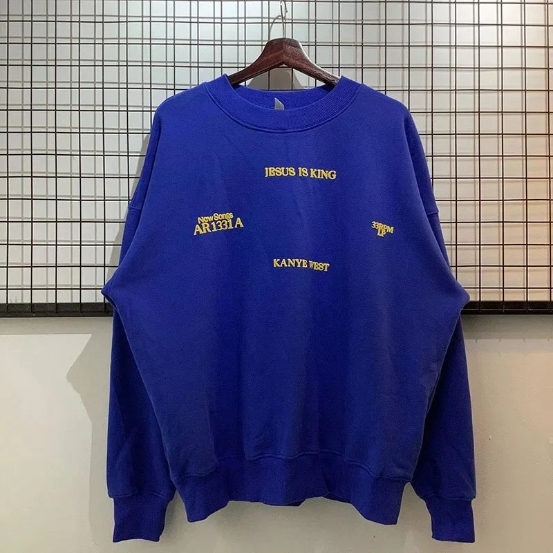 Must-Have Kanye West 'Jesus is King' O-Neck Sweatshirt – The Ultimate High-Quality Pullover!