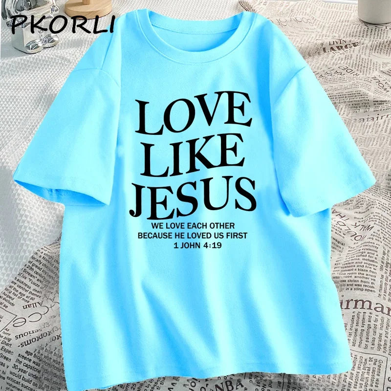 π Love Like Jesus β Faith-Based Christian T-shirt | Spread His Love in Style! π