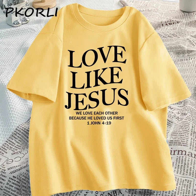 π Love Like Jesus β Faith-Based Christian T-shirt | Spread His Love in Style! π