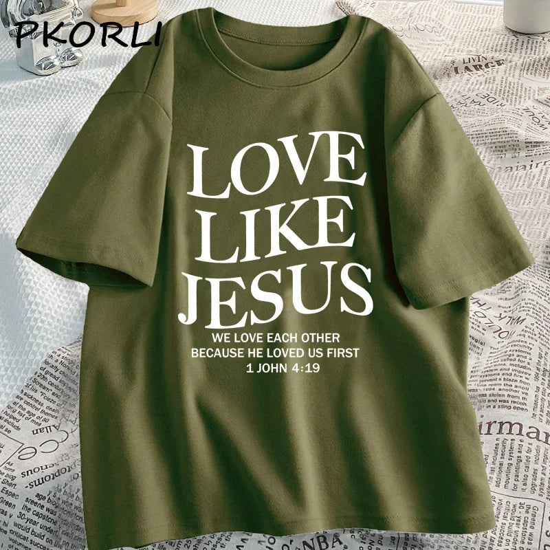 π Love Like Jesus β Faith-Based Christian T-shirt | Spread His Love in Style! π