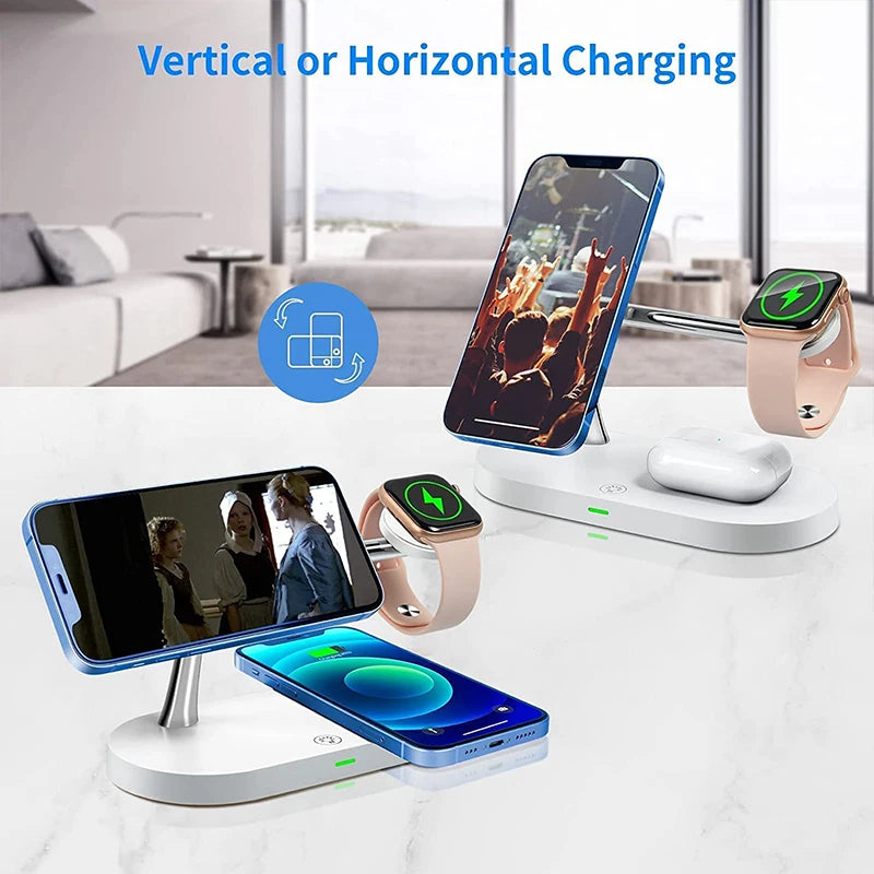 🔋 Charge Like Royalty — The Ultimate 3-in-1 Wireless Charger for Apple Lovers! 👑⚡
