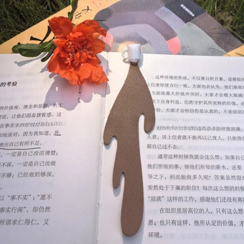 ☕ Oops! Spilled Coffee? Nope – It’s Your Bookmark!