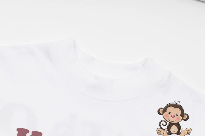 Kanye west T-shirt small round neck loose casual men's streetwear