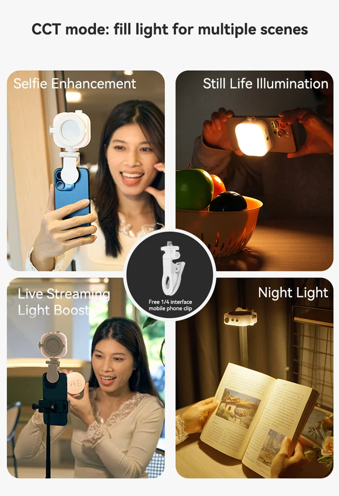 🔥 "Glow Up Anywhere!" — TELESIN Magnetic Selfie Light with 60 LEDs for iPhone, iPad, Laptop & More!