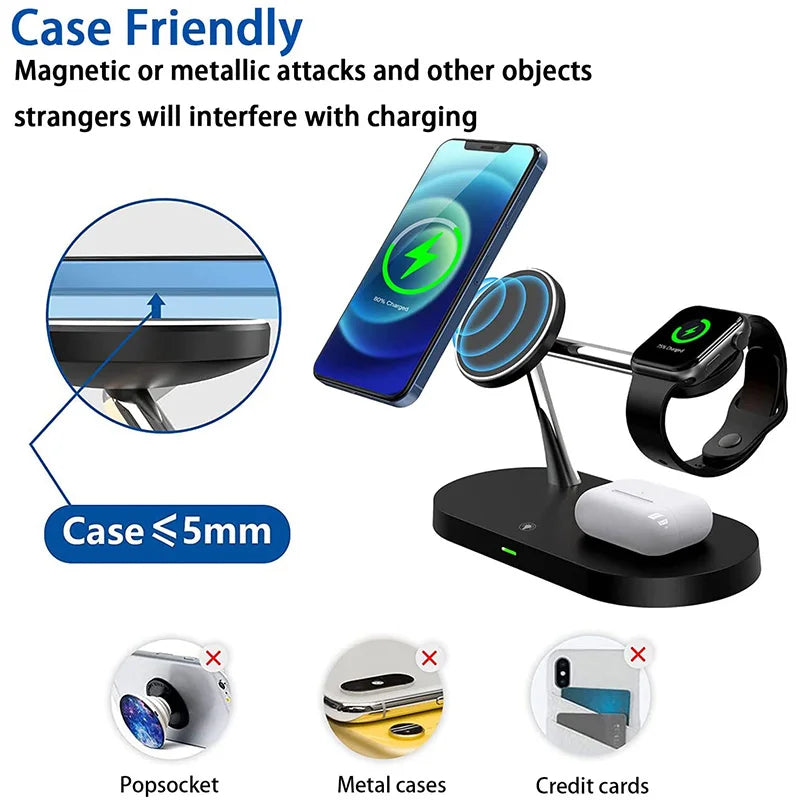 🔋 Charge Like Royalty — The Ultimate 3-in-1 Wireless Charger for Apple Lovers! 👑⚡