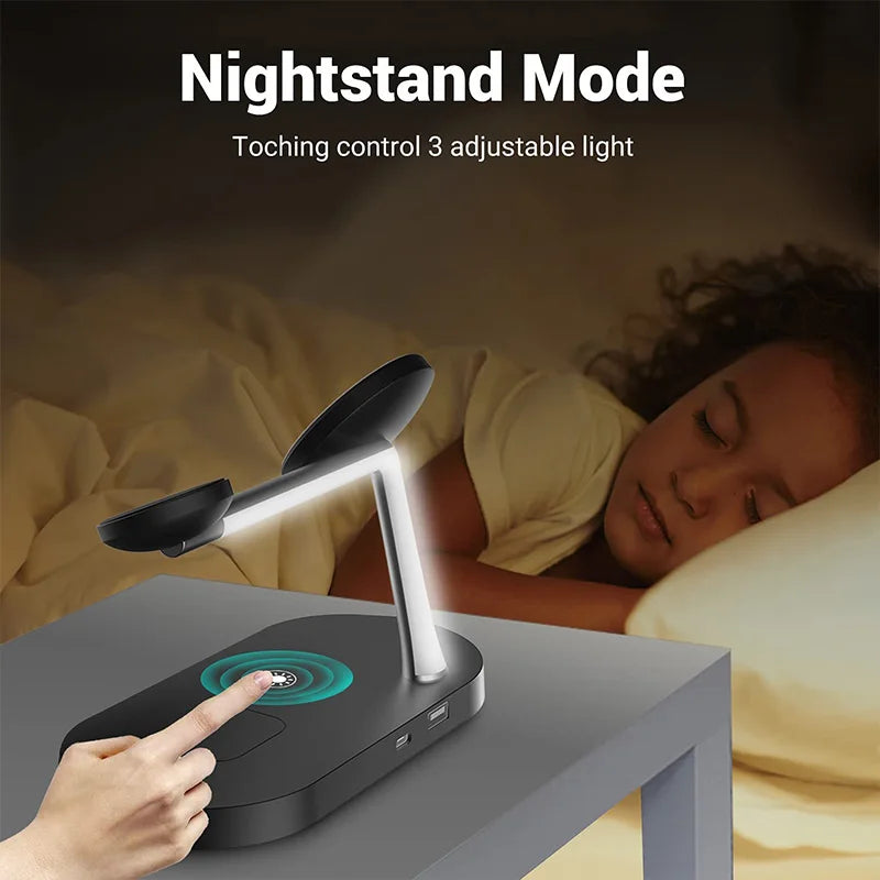🔋 Charge Like Royalty — The Ultimate 3-in-1 Wireless Charger for Apple Lovers! 👑⚡
