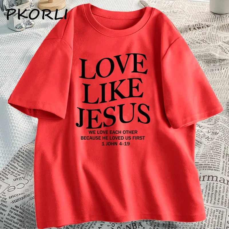 π Love Like Jesus β Faith-Based Christian T-shirt | Spread His Love in Style! π