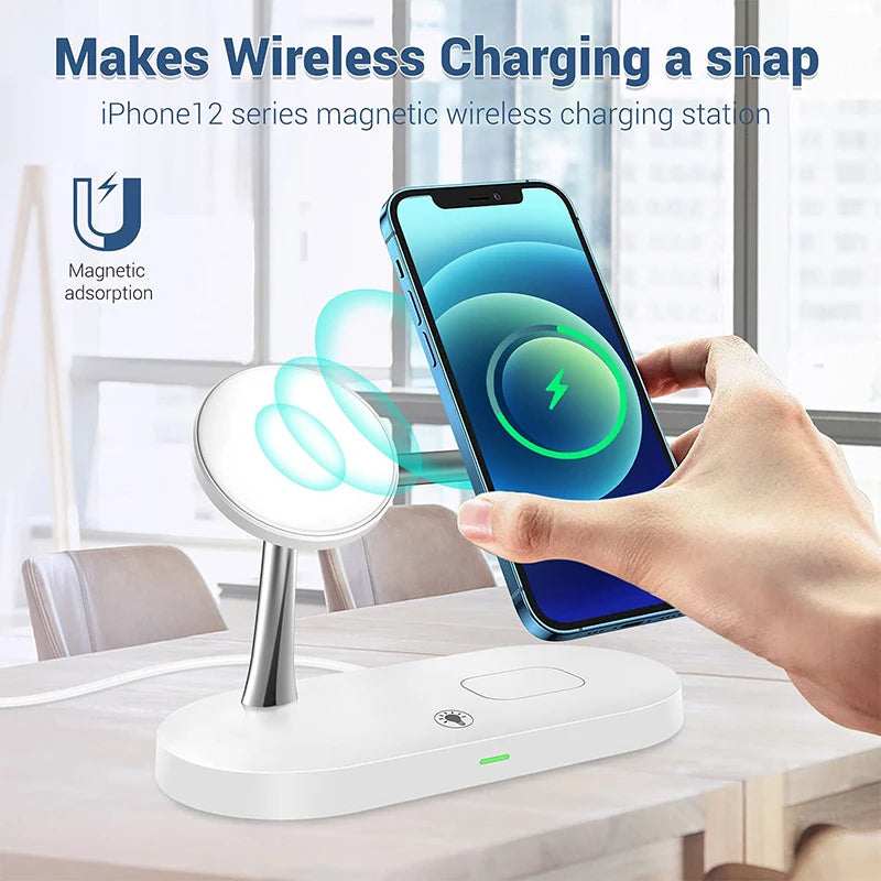 🔋 Charge Like Royalty — The Ultimate 3-in-1 Wireless Charger for Apple Lovers! 👑⚡