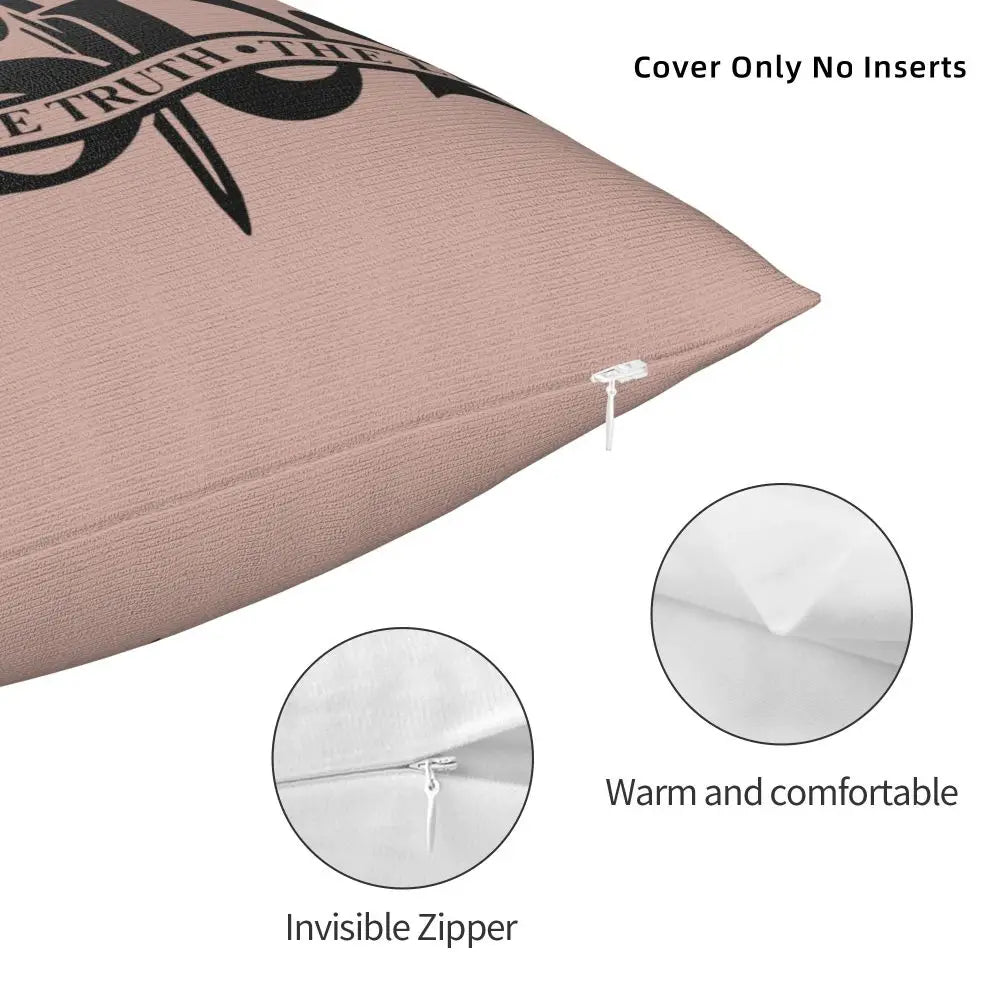 Modern Faith Meets Home Comfort: Jesus 'The Way, The Truth, The Life' Cushion Cover