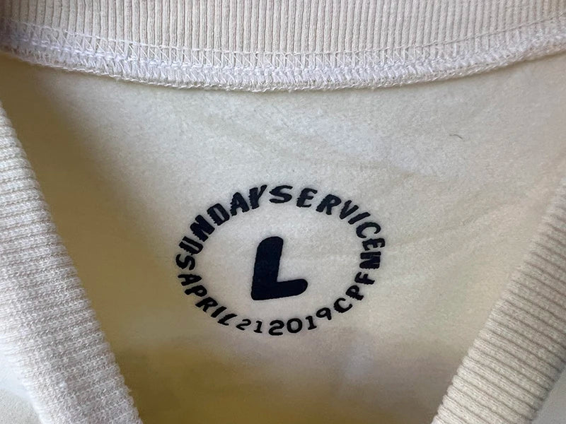 ❄️🔥 "Sunday Limit" Foam Print Kanye West-Inspired Sweatshirt