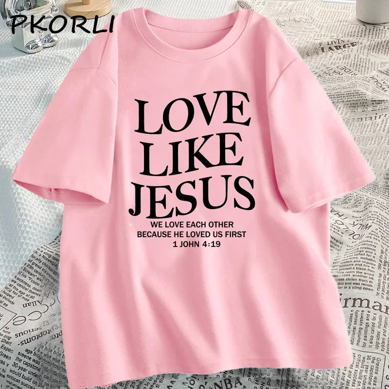 π Love Like Jesus β Faith-Based Christian T-shirt | Spread His Love in Style! π