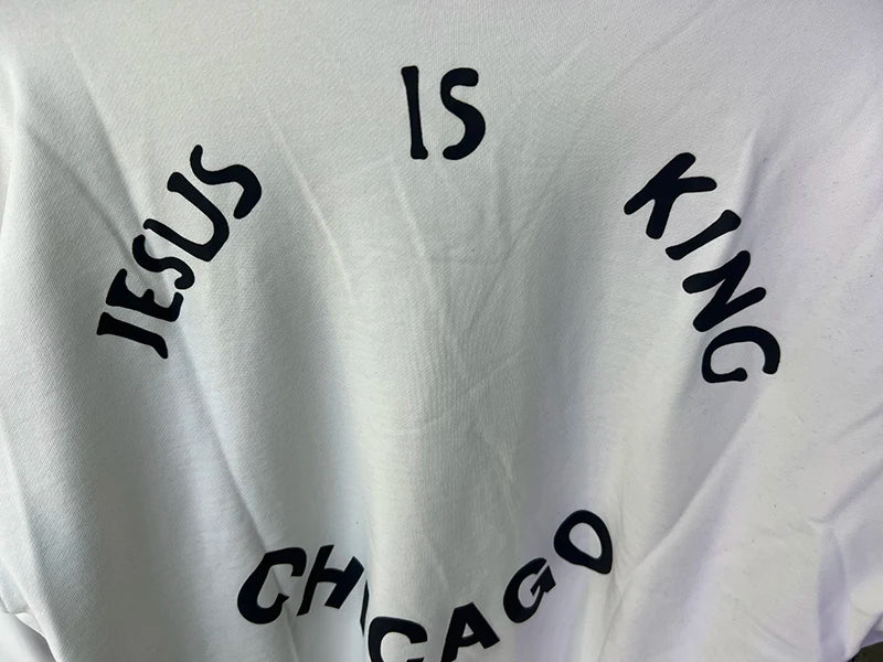 ❄️🔥 "Sunday Limit" Foam Print Kanye West-Inspired Sweatshirt