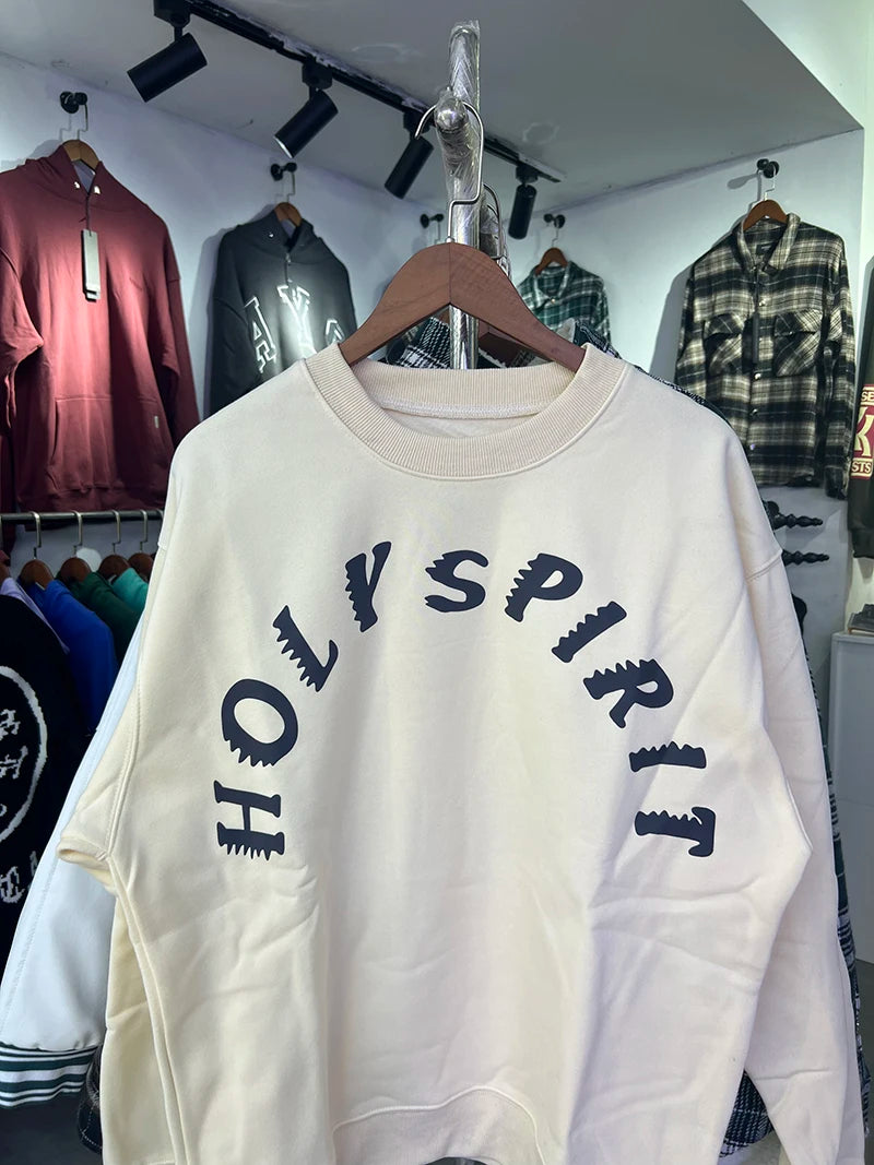 ❄️🔥 "Sunday Limit" Foam Print Kanye West-Inspired Sweatshirt