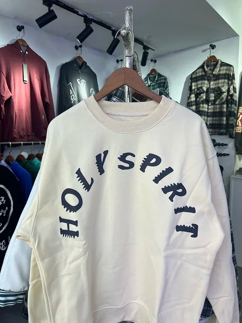 ❄️🔥 "Sunday Limit" Foam Print Kanye West-Inspired Sweatshirt