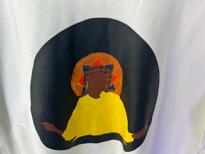 ❄️🔥 "Sunday Limit" Foam Print Kanye West-Inspired Sweatshirt