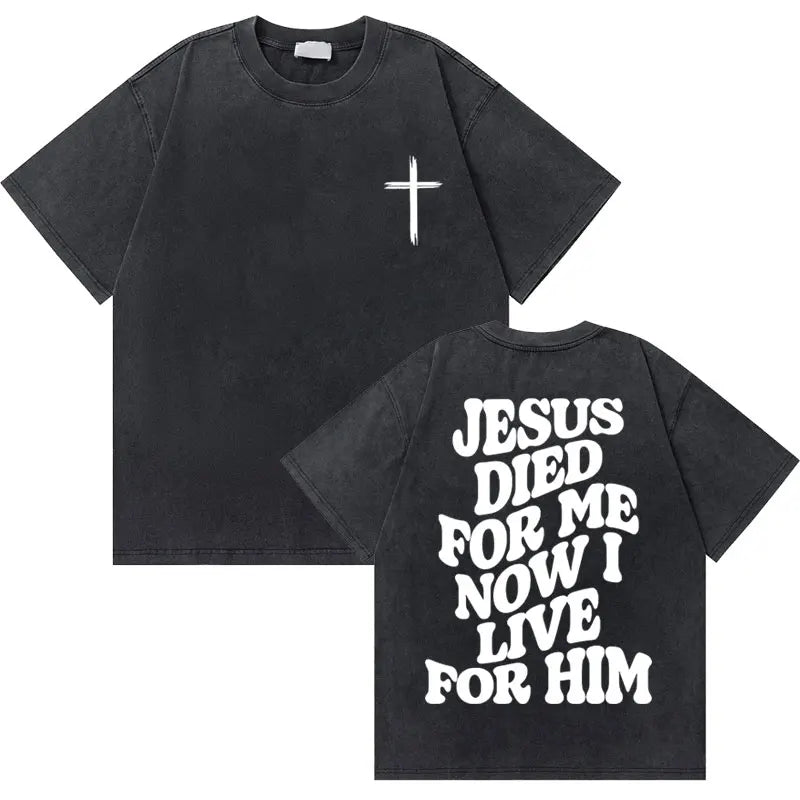 🔥 Washed Vintage “God Loves You” Tee – The Good News You Can Wear!