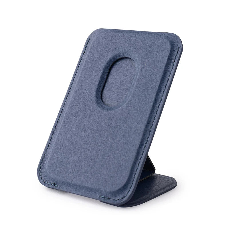 Strong Magnetic Leather Wallet for MagSafe – Premium iPhone Accessory with Card Holder Stand!