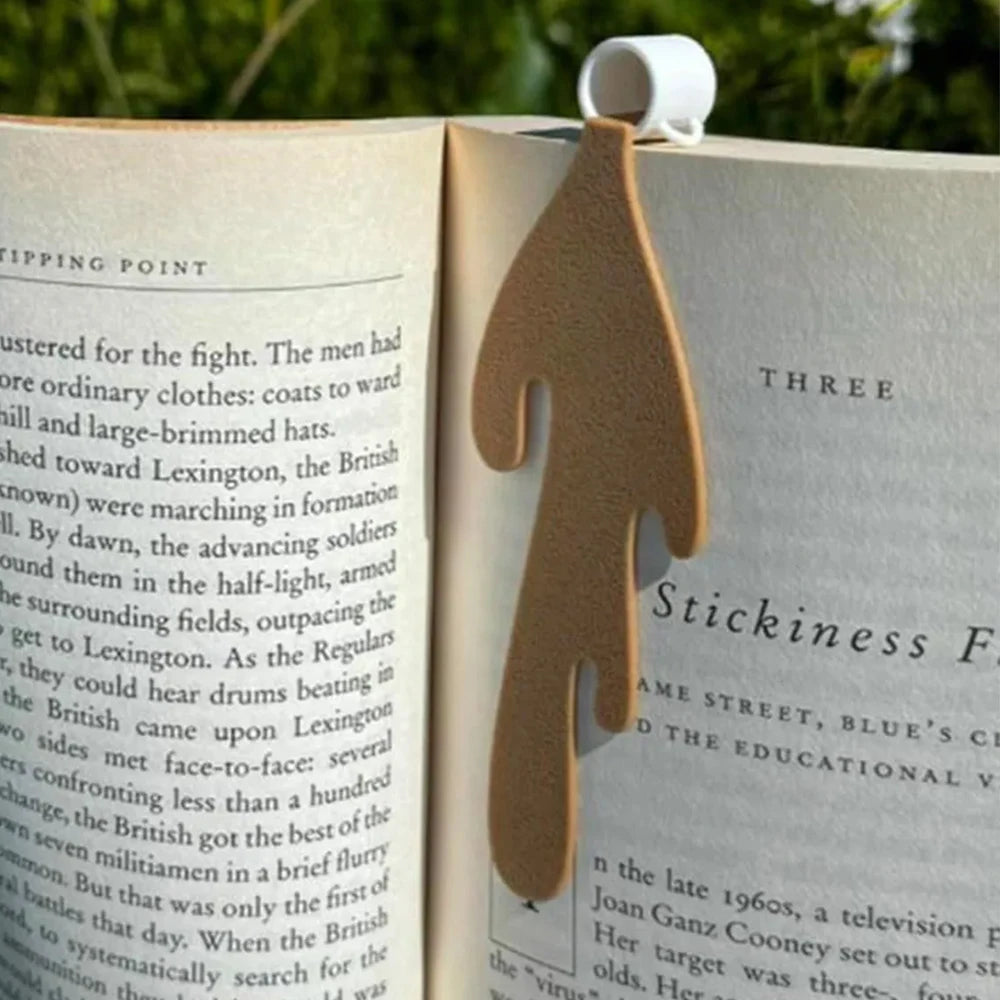 ☕ Oops! Spilled Coffee? Nope – It’s Your Bookmark!