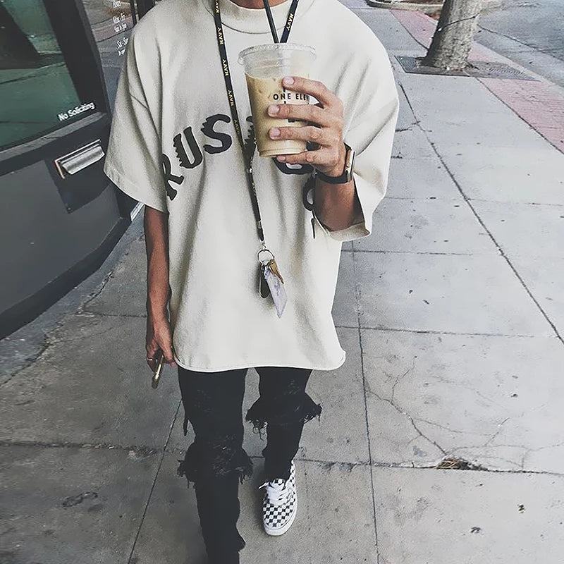 ๐ Vintage Vibes, Holy Hype โ Sunday Service Kanye West-Inspired Oversized Tee