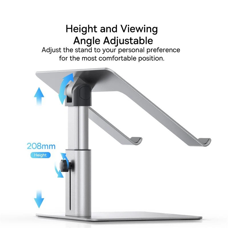 Baseus Foldable Aluminum Laptop Stand – Sleek, Adjustable, and Built for Productivity! 💻
