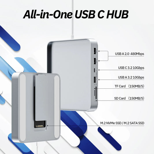 🚀 Supercharge Your iMac – Minisopuru USB-C Hub with SSD Support (2021–2024 Models)