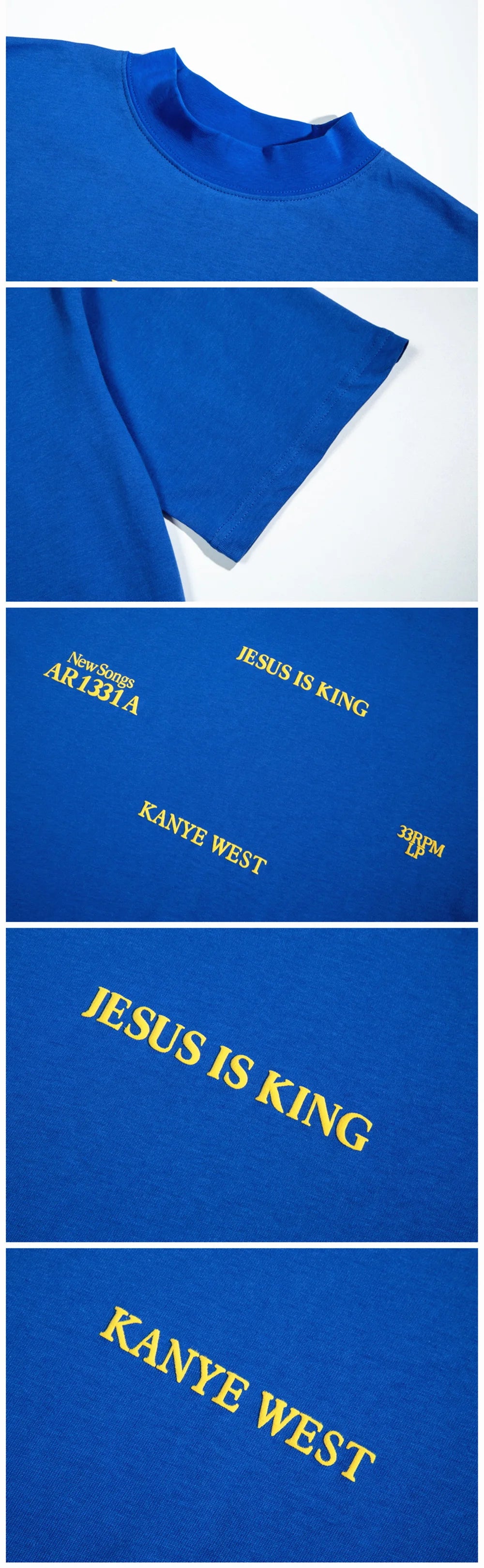 🔥 Frog Drift x Kanye West "Jesus Is King" Oversized Tee – Streetwear Meets Faith!