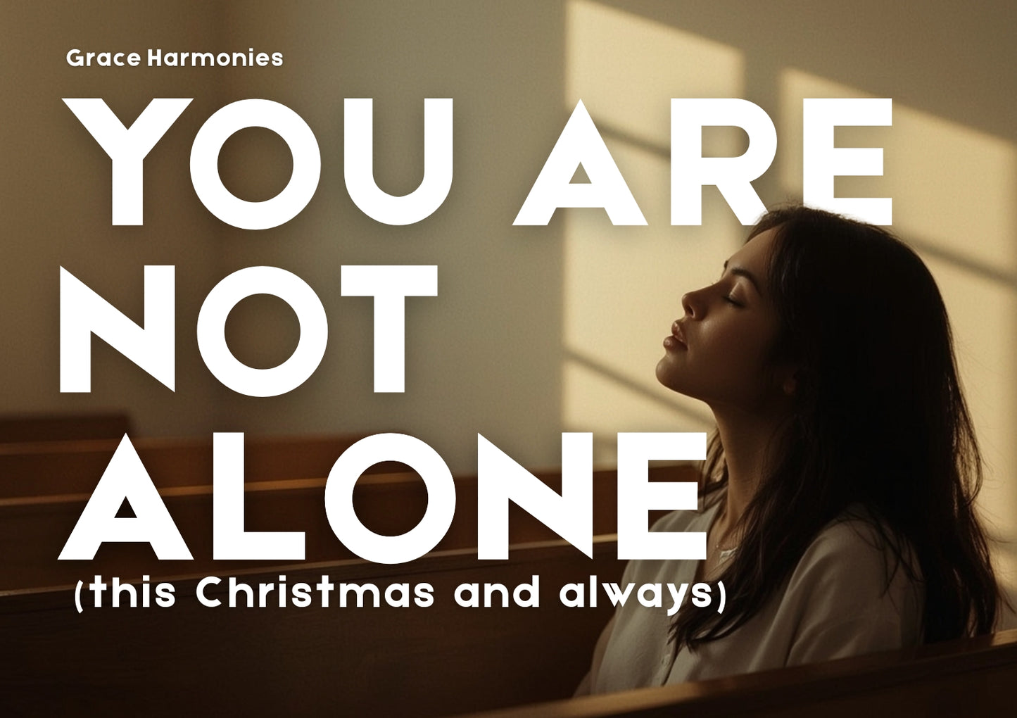 You Are Not Alone (Christmas Album) – Healing Worship & Spoken Word (Digital Download)