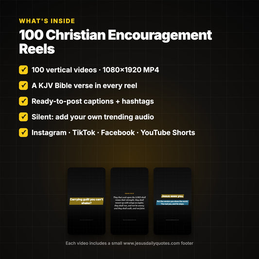 Christian Encouragement — 100 Verse Reels