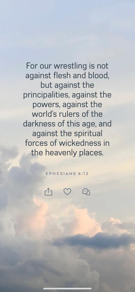 Ephesians 6:12 - The Spiritual Battle Within