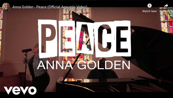 PEACE by ANNA GOLDEN with LYRICS
