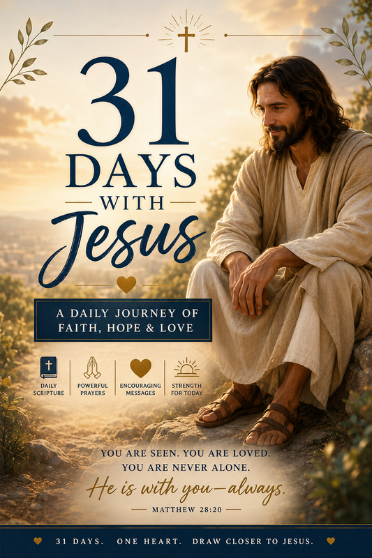 31 Days With Jesus A Premium 31-Day Christian Devotional (Digital PDF)
