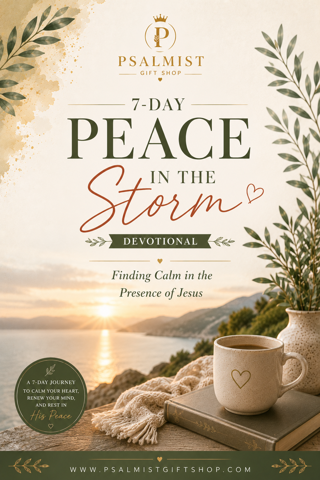 7-Day Peace in the Storm Devotional | Christian Digital Download