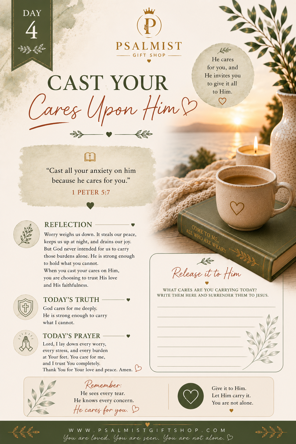 7-Day Peace in the Storm Devotional | Christian Digital Download