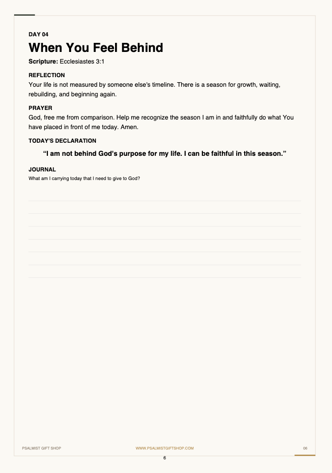 30 Days of Peace — Prayer & Declaration Journal