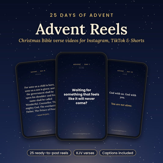 25 Days of Advent — Christmas Verse Reels