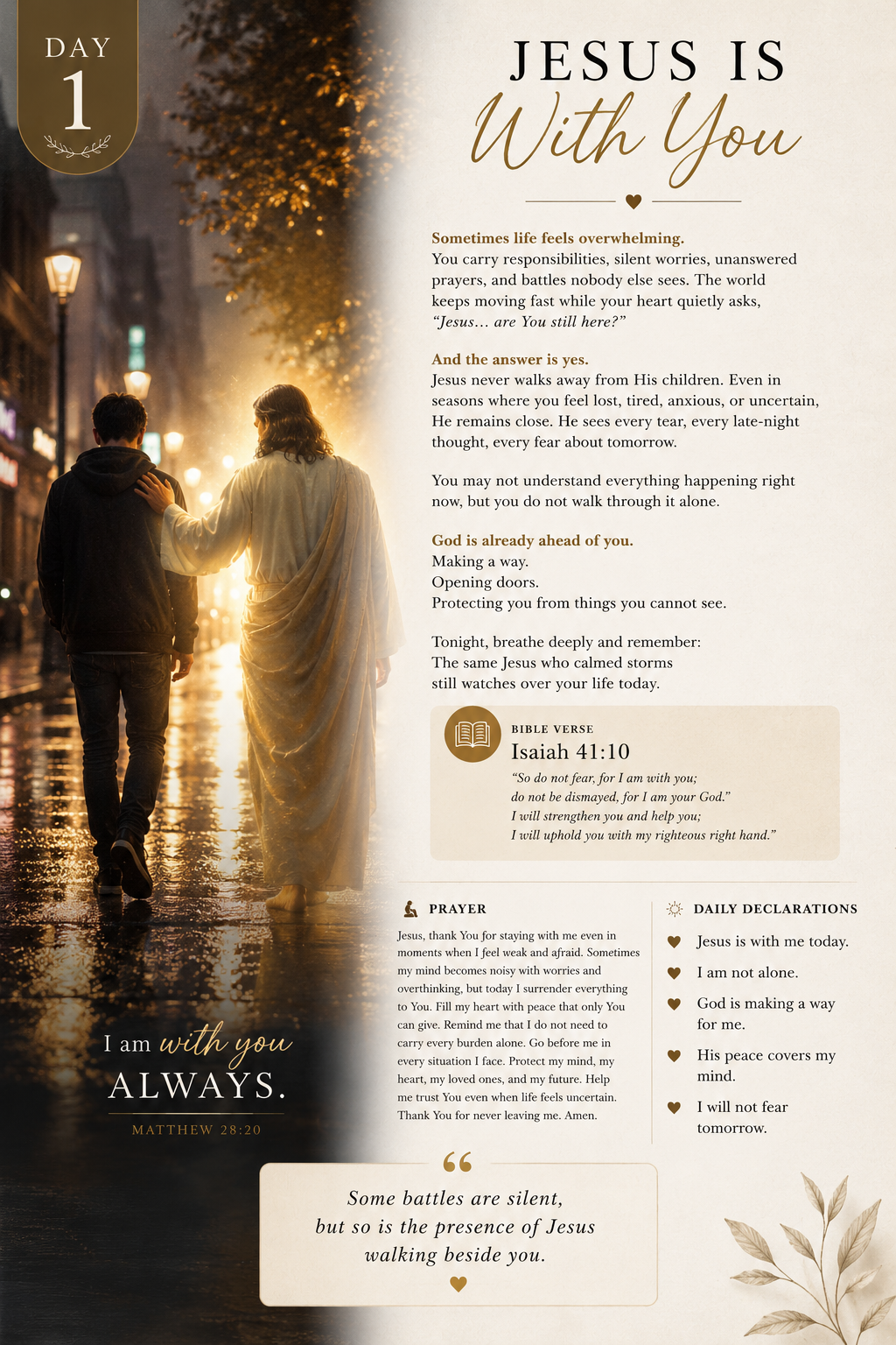 31 Days With Jesus A Premium 31-Day Christian Devotional (Digital PDF)