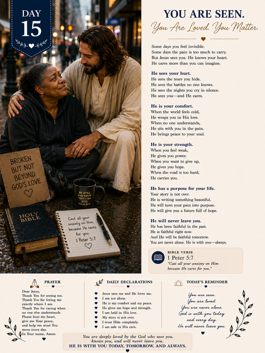 31 Days With Jesus A Premium 31-Day Christian Devotional (Digital PDF)