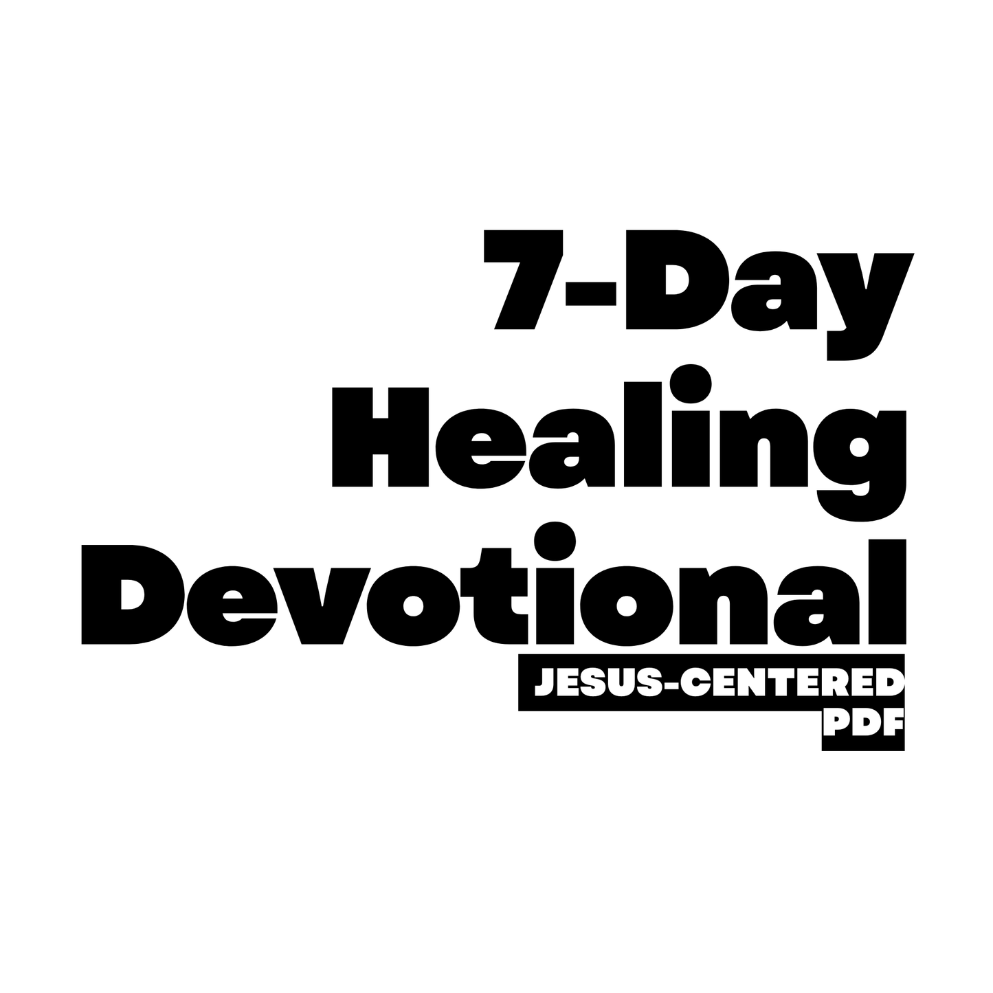 7-Day Healing & Grace Devotional — Jesus-Centered PDF (Digital Download)