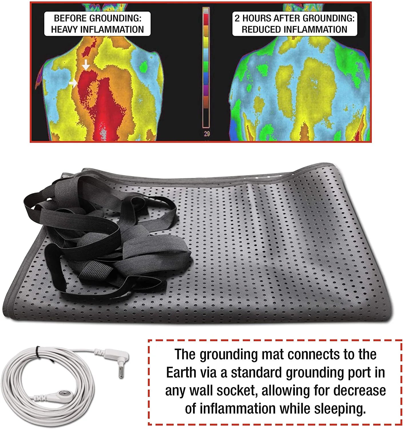 Sleep Grounded, Wake Restored – Premium Earthing Bed Sheet
