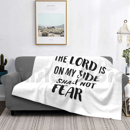 ou Shall Not Fear Blanket – Inspirational Bible Verse & God’s Love in Every Thread ✝️💖