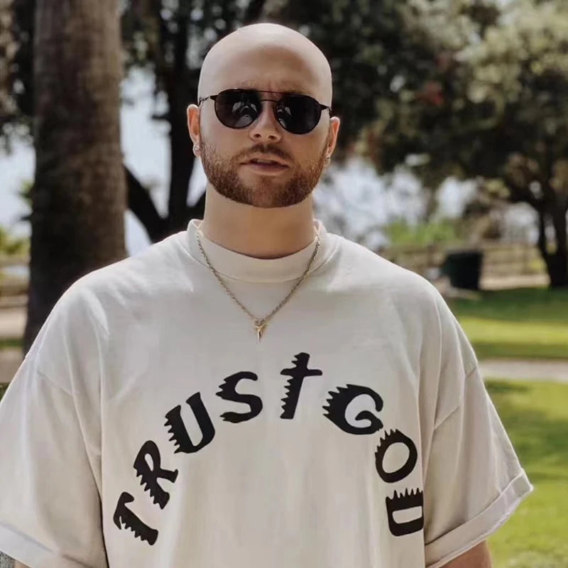 🙌 Vintage Vibes, Holy Hype – Sunday Service Kanye West-Inspired Oversized Tee