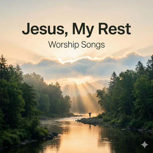 Worship Song — “Jesus, My Rest” (Lyrics + Spoken Word + Suno Prompt)