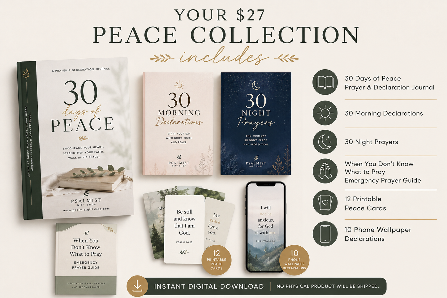 30 Days of Peace — Prayer & Declaration Journal