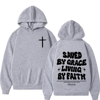 Faith Meets Fashion: Must-Have Jesus Bible Verse Hoodie for Your Y2K Wardrobe!"