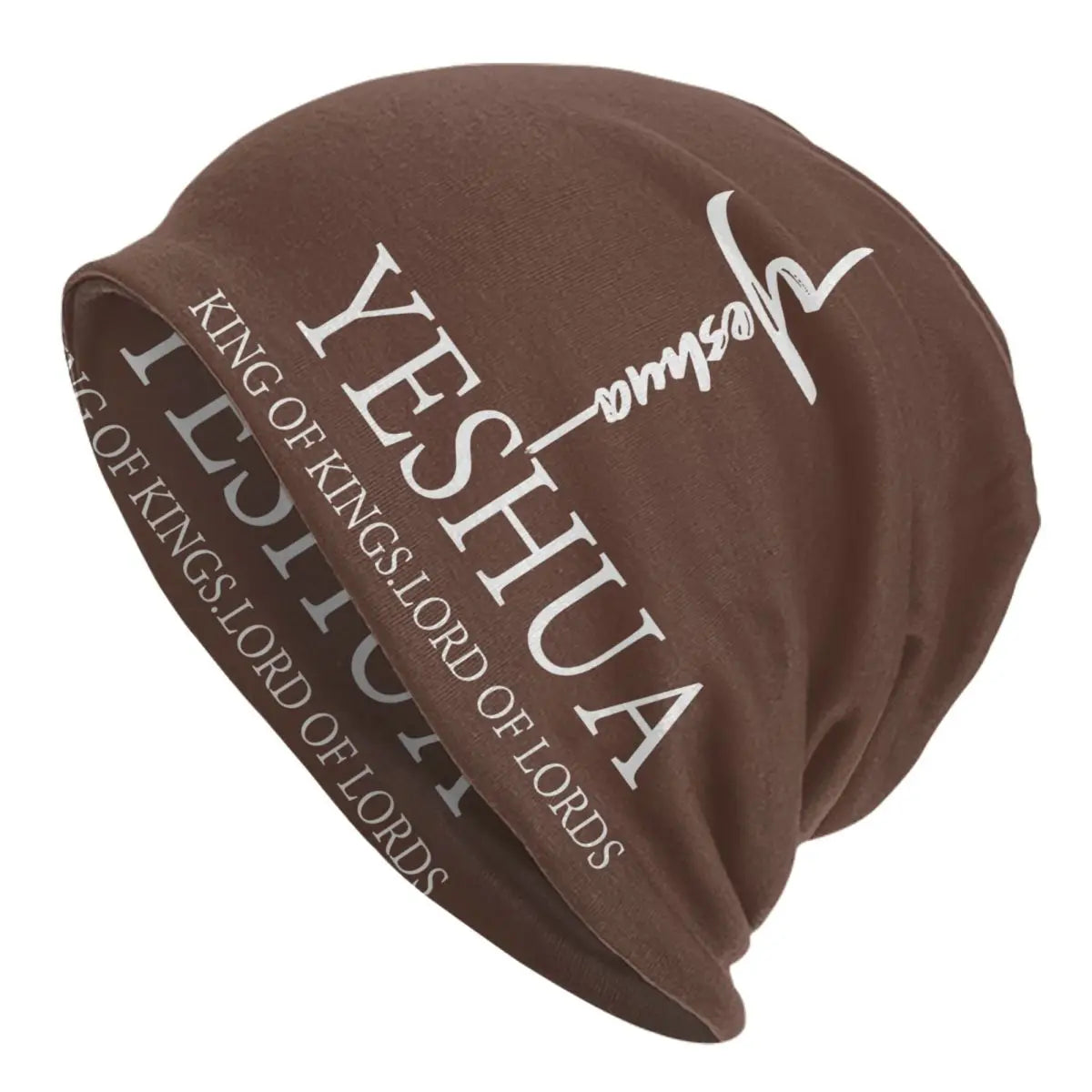 Custom Yeshua Jesus Christian Skullies Beanies Caps Unisex Winter Warm Knit Hat Adult Religion Faith Bonnet Hats Outdoor Ski Cap