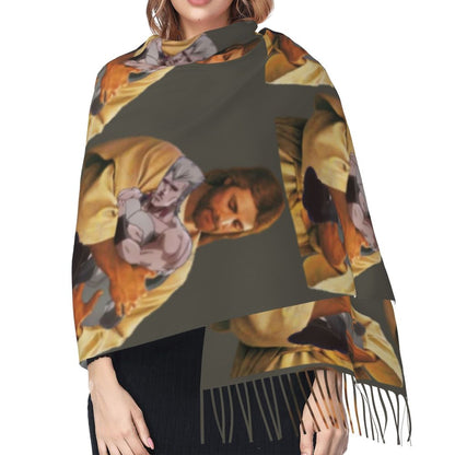 Stay Warm in Style: Jesus 'The Way, The Truth, The Life' Tassel Scarf